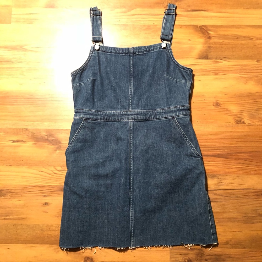 Madewell Hillview denim jumper dress size 10